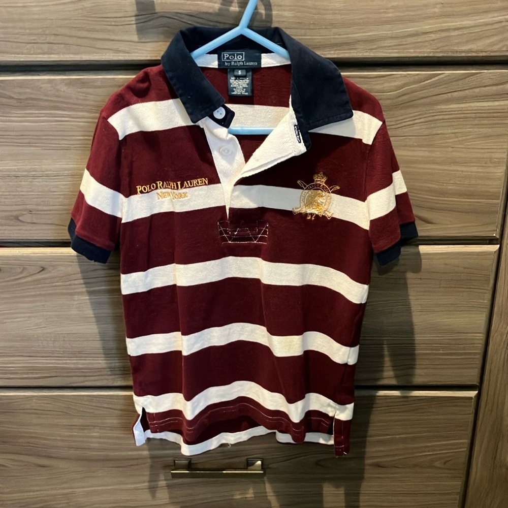 Boys short sleeve shirt Polo by Ralph Lauren size 5